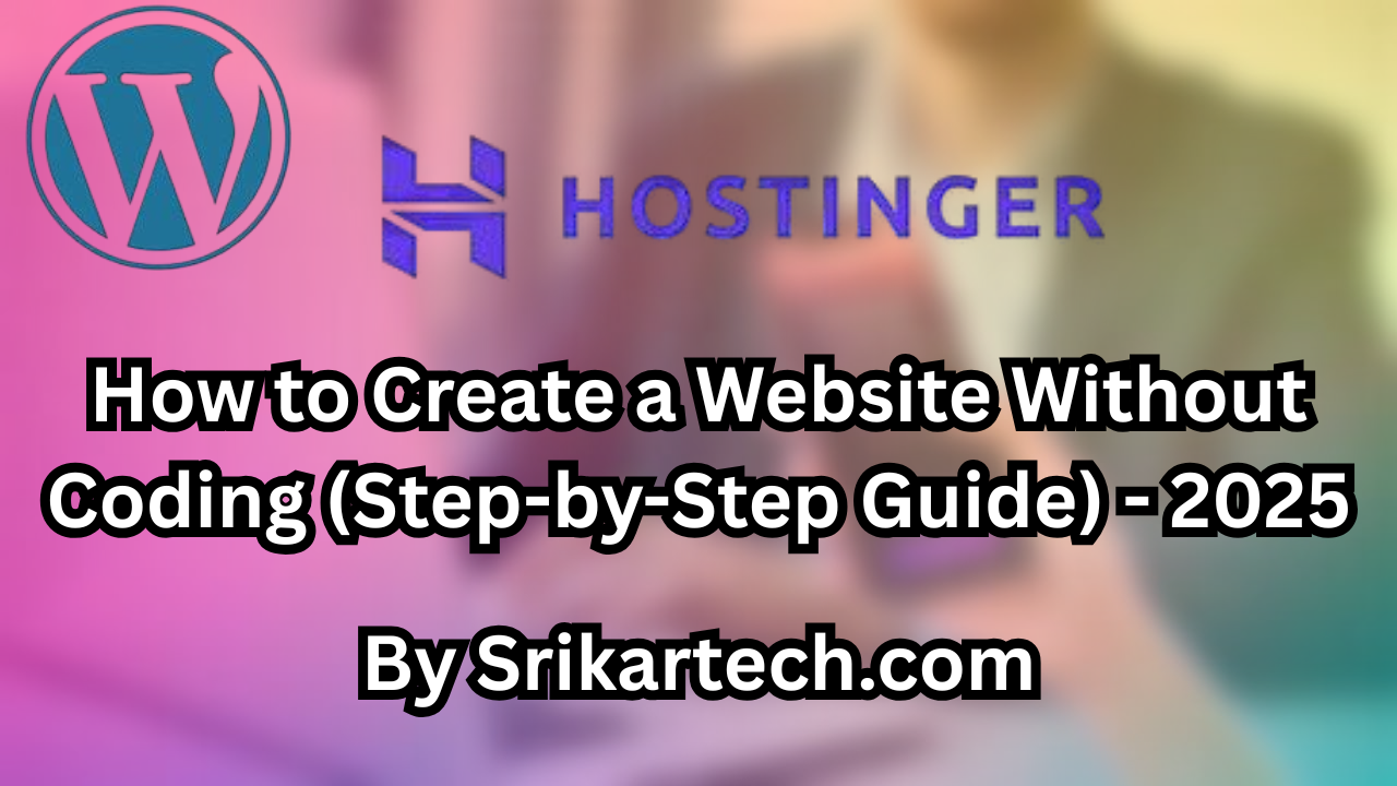 2 Ways To create a website without coding 2025